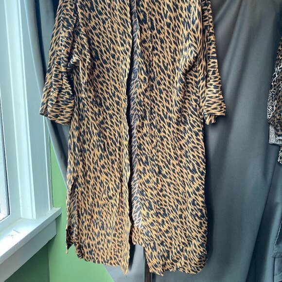 JOE FRESH LEOPARD PRINT KIMONO SIZE S/M - Picture 2 of 9